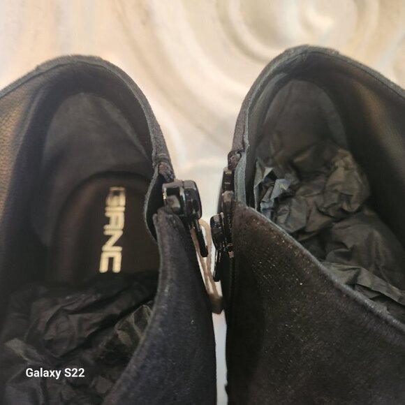 Giancarlo Paoli Black Embellished Ankle Boots. NWOT. Size 38.5 EU/ US 8 - Picture 6 of 12